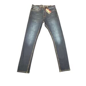 Beverly Hills Polo Club Mens Slim Fit Stretch Denim Jeans Size 32W 32L 32x32 New